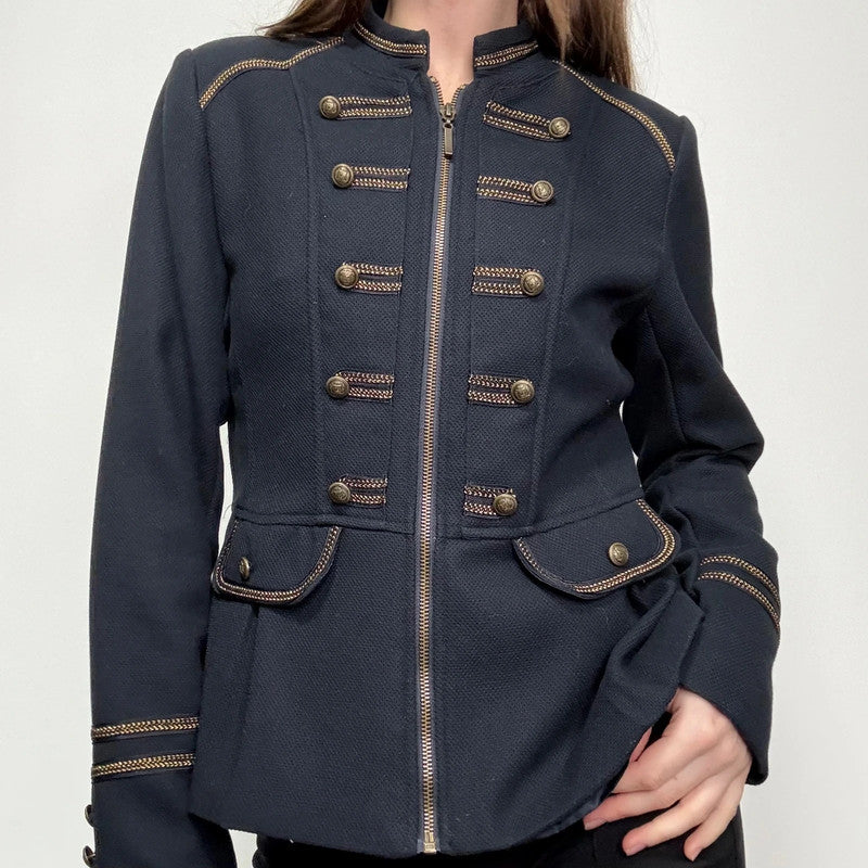 navy regency military jacket