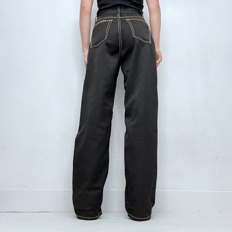 black eytys straight leg trousers