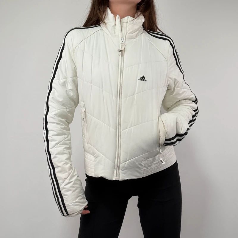 White Adidas Puffer Jacket
