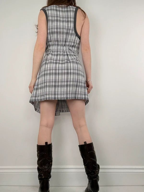 Cop Copine tartan checked