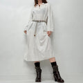white cotton antique nightie