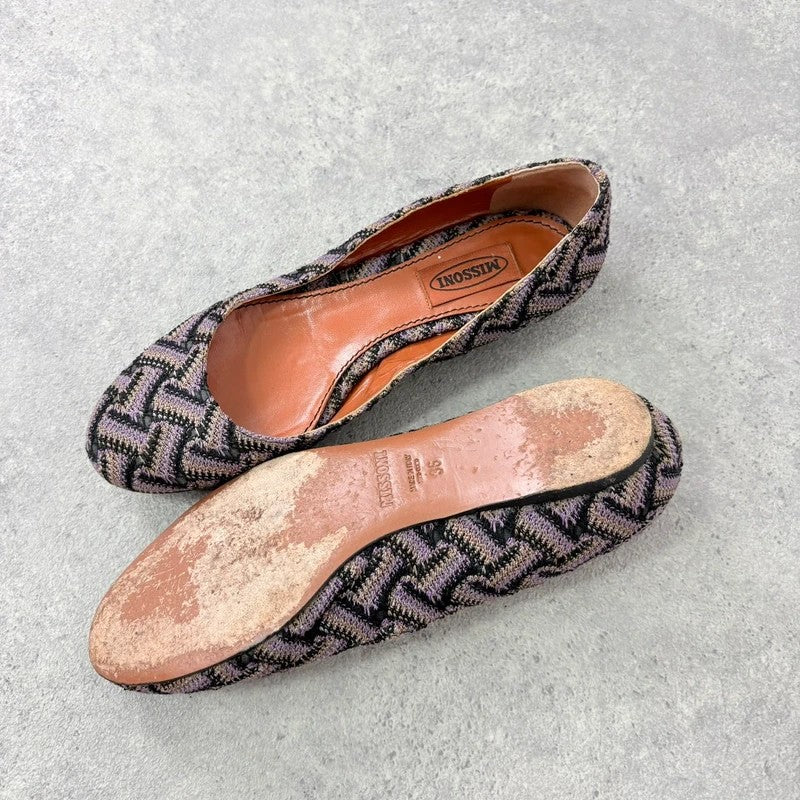 Vintage Missoni ballet flats