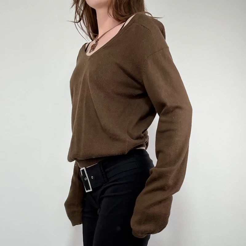 brown Isabel Marant slouchy knit jumper