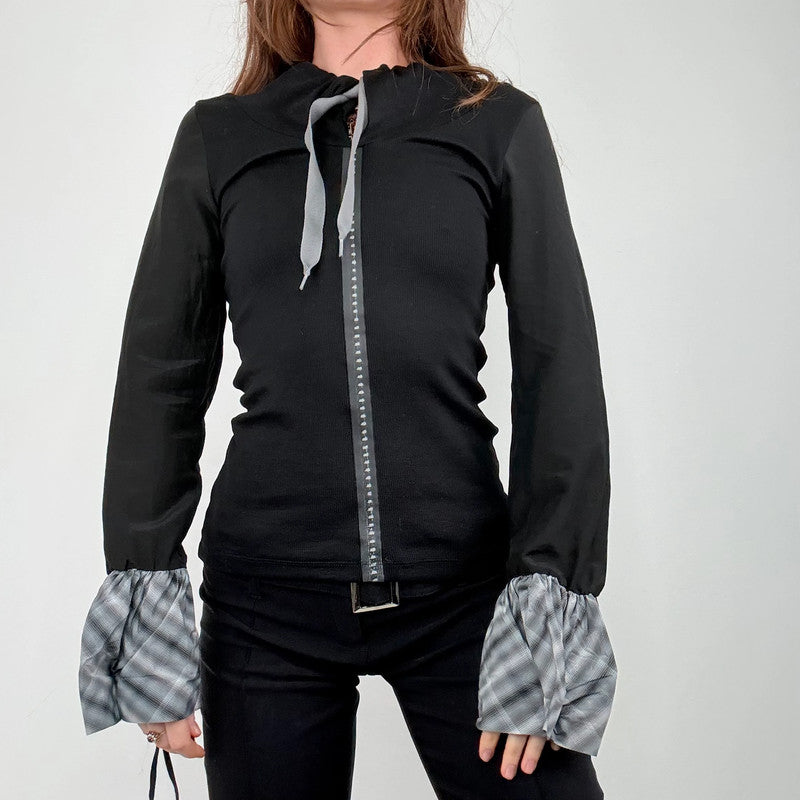 Cop Copine black structured top