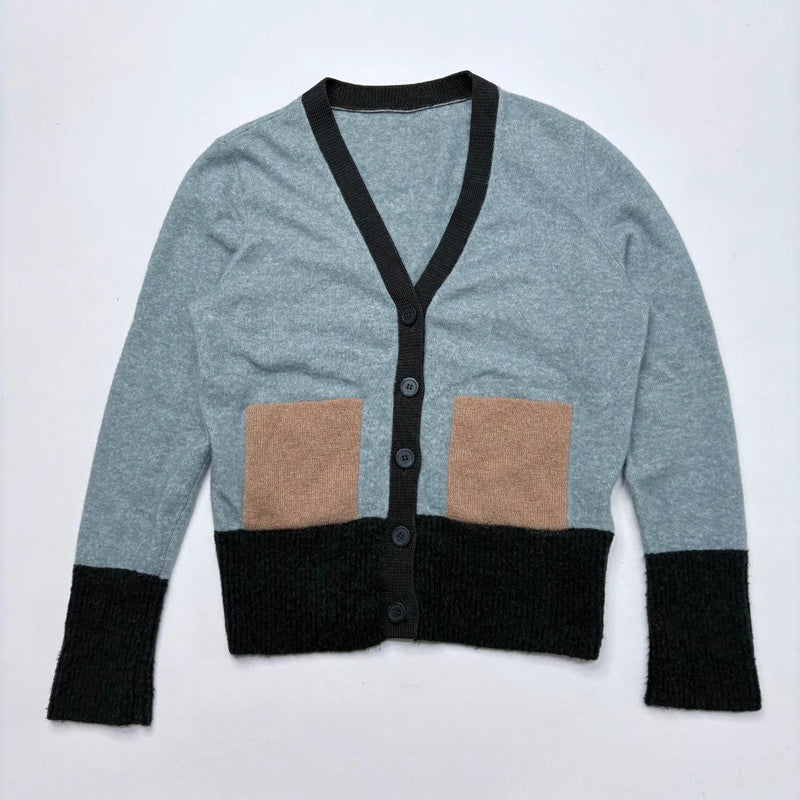 wool knit slouchy cardigan Cos