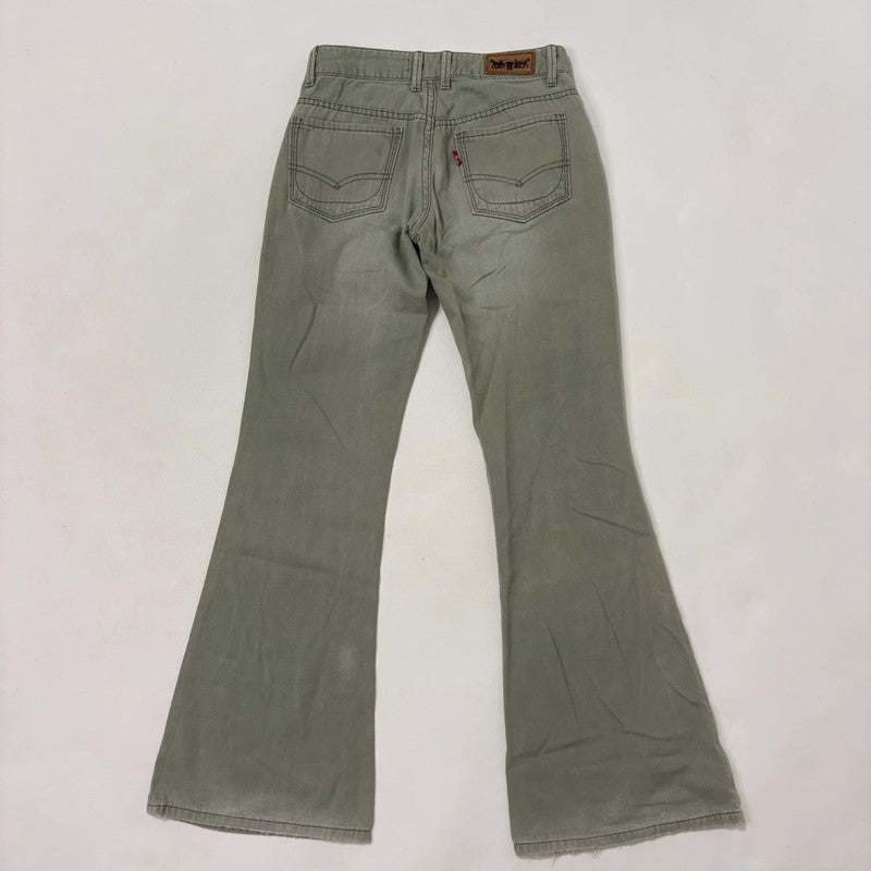 flared khaki levis jeans