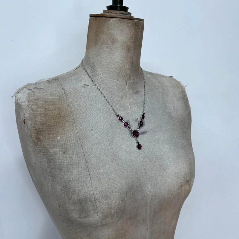 flower fairy gem necklace