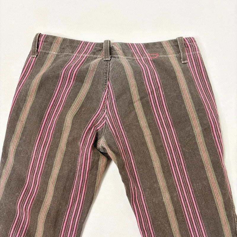 Diesel pinstripe flared jeans