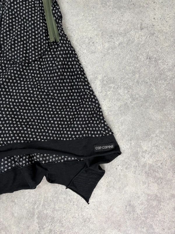 black polkadot Cop Copine midi dress