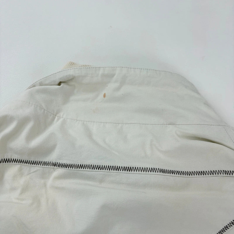 cream utility cropped fitted jacket