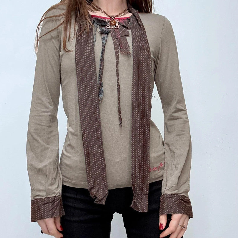 cop copine jersey flared top