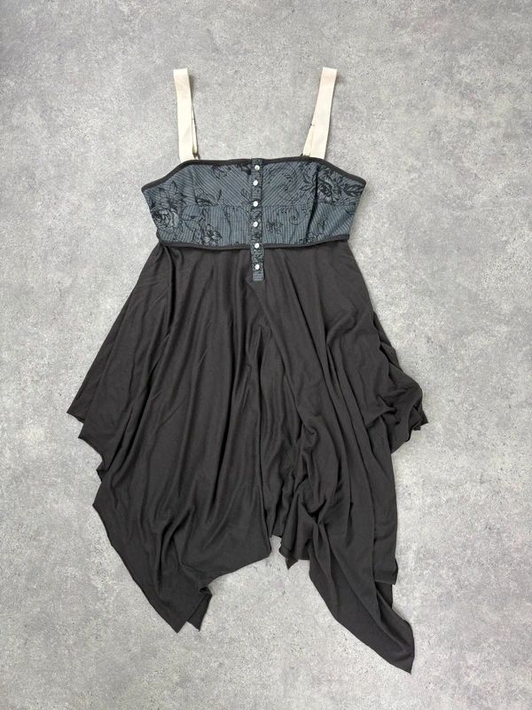 Cop Copine pleated flared grunge dress