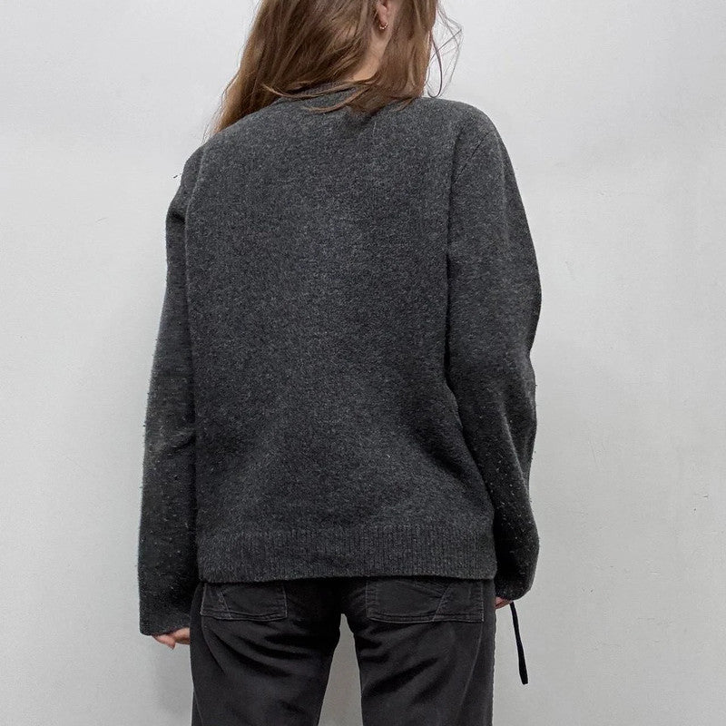 grey Carhartt slouchy knit wool jumper