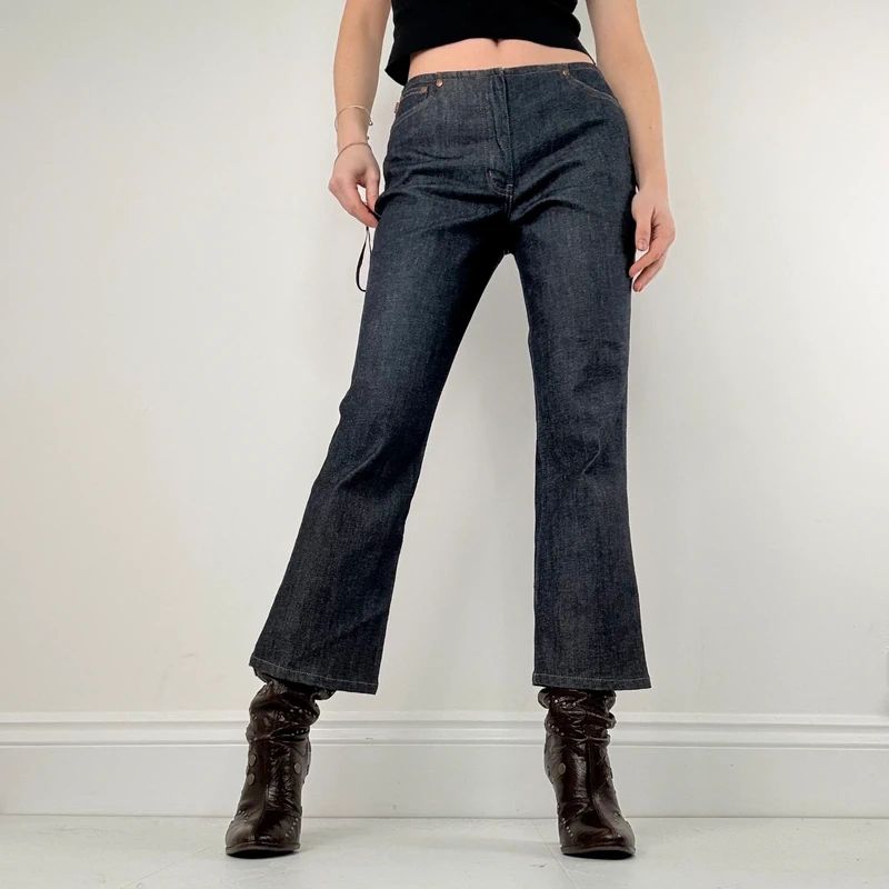 dark wash salvage denim FCUK jeans