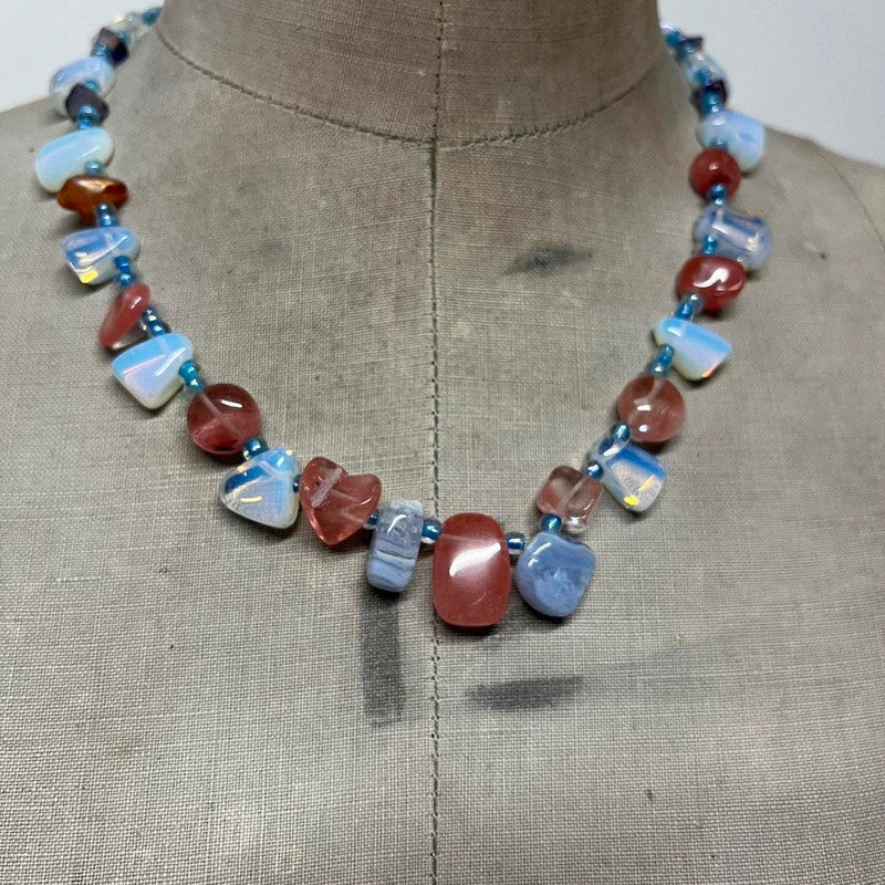 Chunky crystal necklace