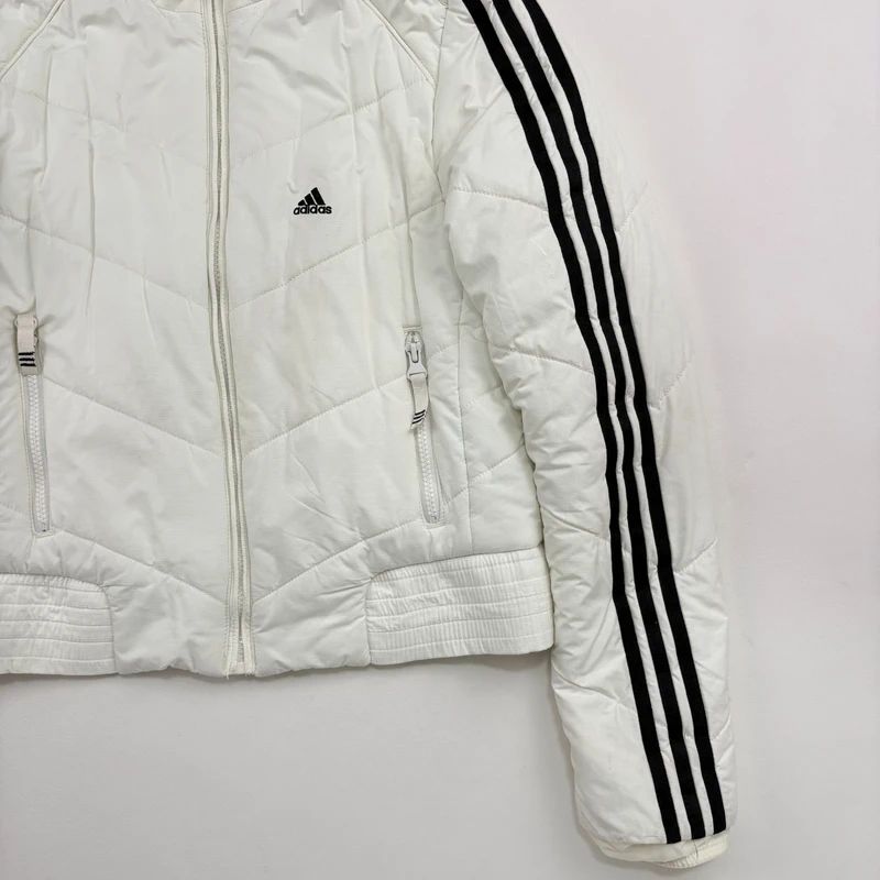White Adidas Puffer Jacket