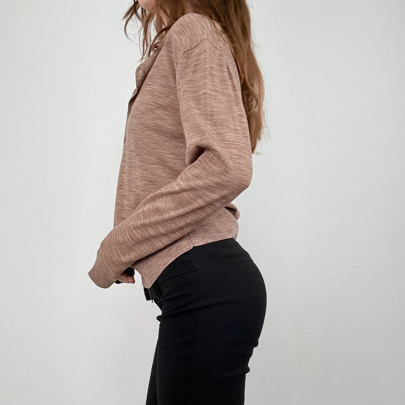 Paul Smith brown knit slouchy jumper