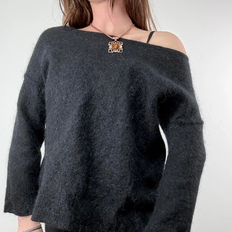 American Vintage alpaca slouchy fluffy knit sweater