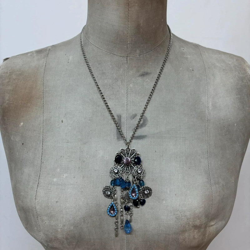 Boho fairy chandelier necklace