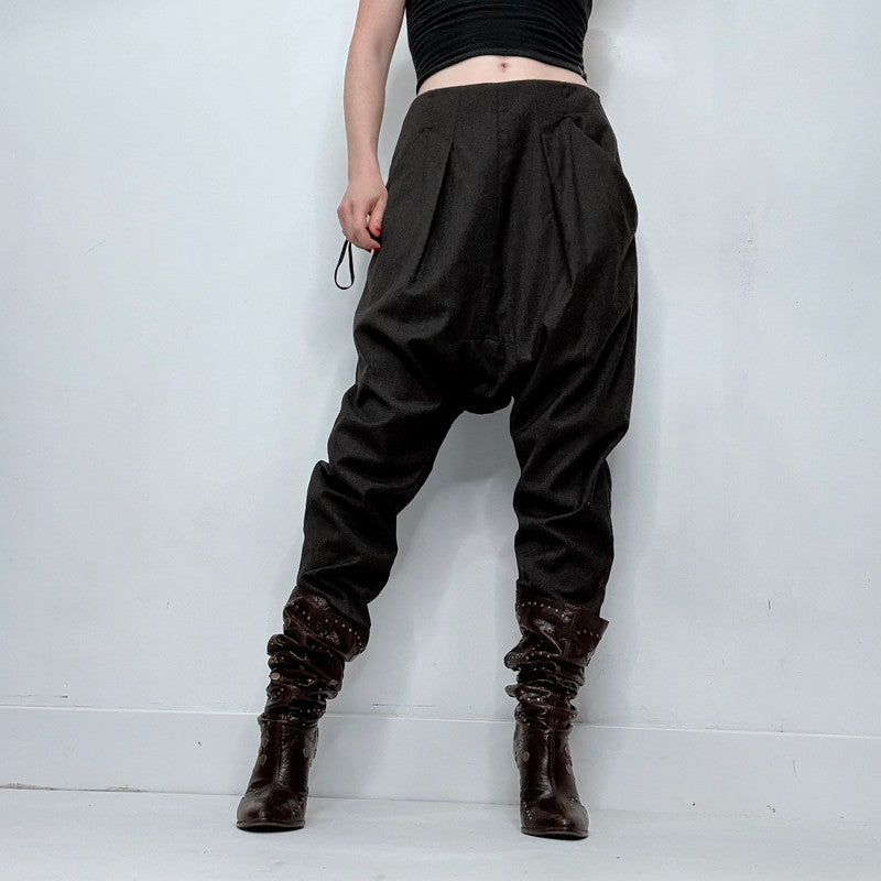 Draped gathered Rutzou trousers