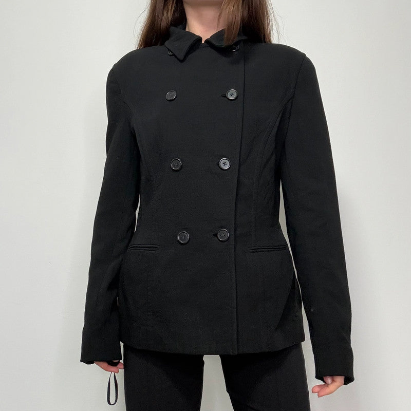 Black Ralph Lauren purple label silk and wool jacket