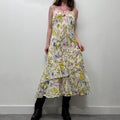 ruffle floral summer dress