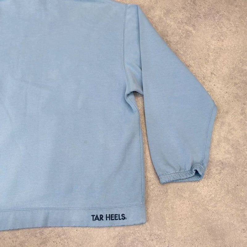 oversized baby blue varsity hoodie