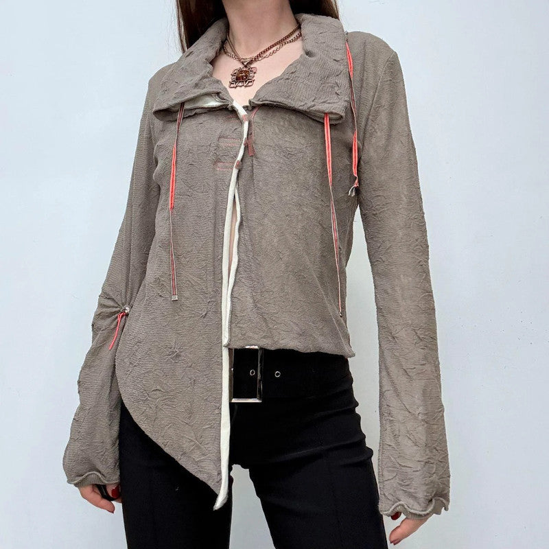 asymmetric cop copine cargo shirt