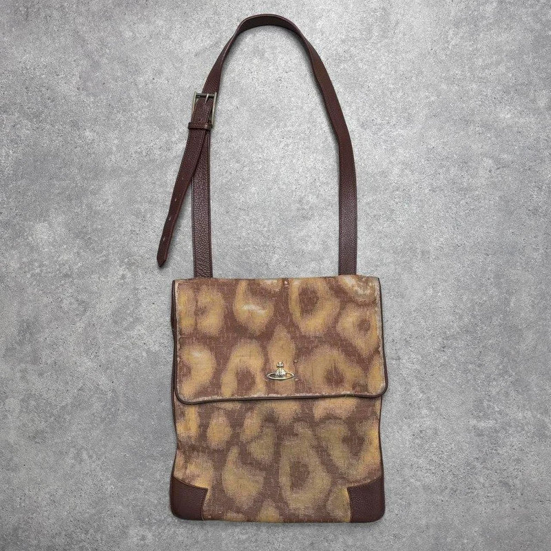 Vivienne Westwood leopard print bag