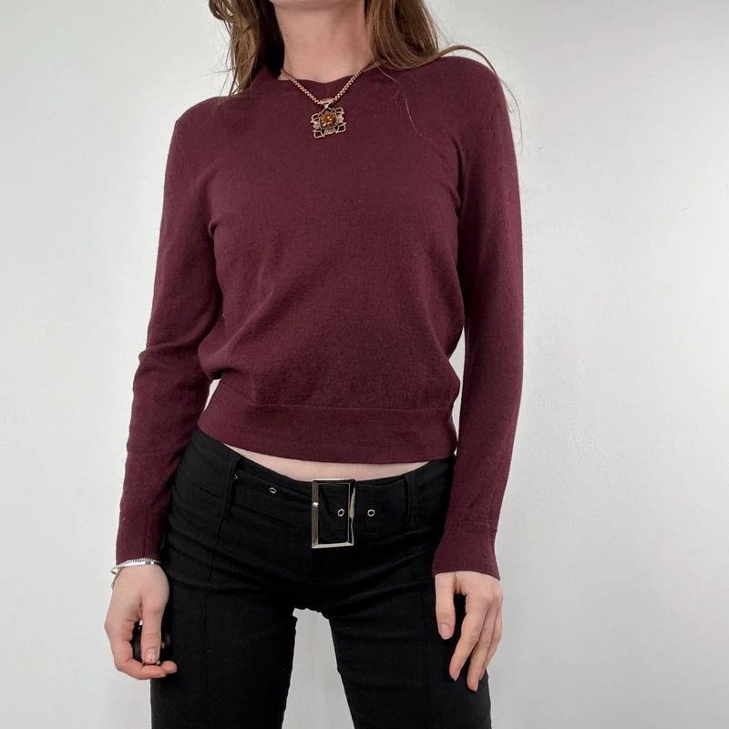 Paul smith preppy cropped boxy knit jumper