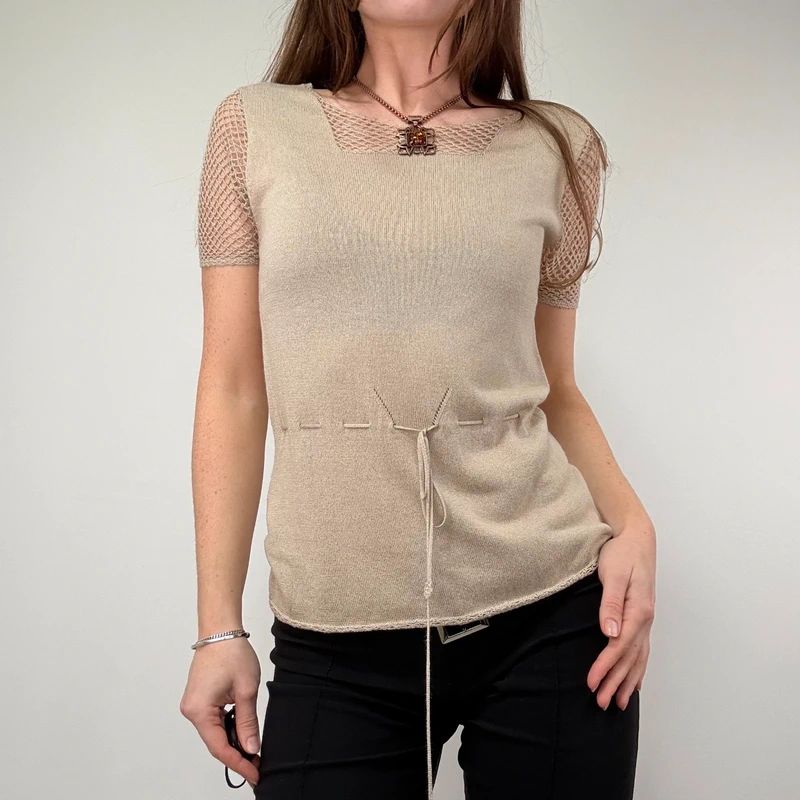Laura Ashley Lace Knit Top