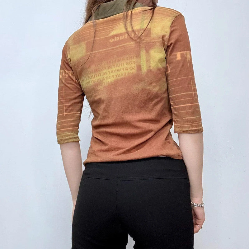 graphic cropped cop copine shirt