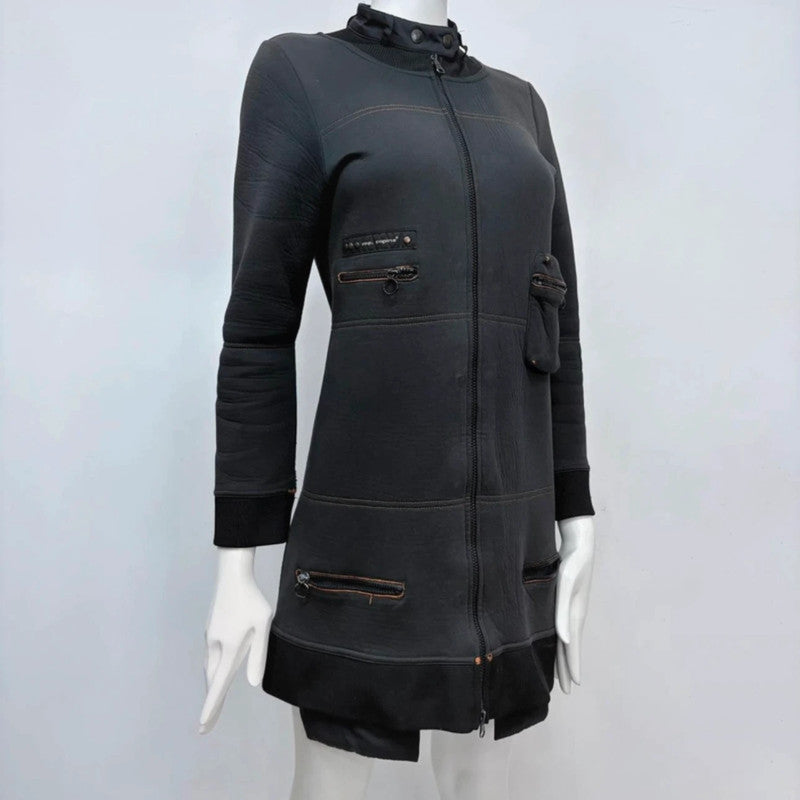 Cop Copine long utility neoprene jacket