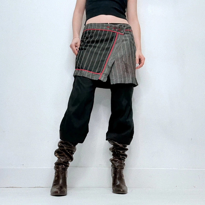 Cop Copine layered skirt trousers