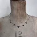 wire gem necklace