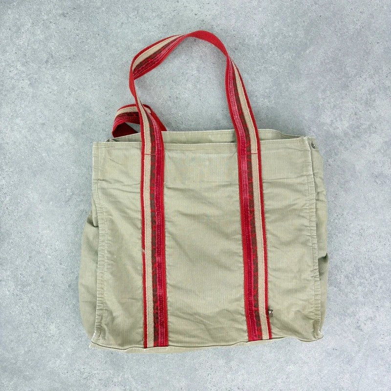 Khaki canvas utility bag