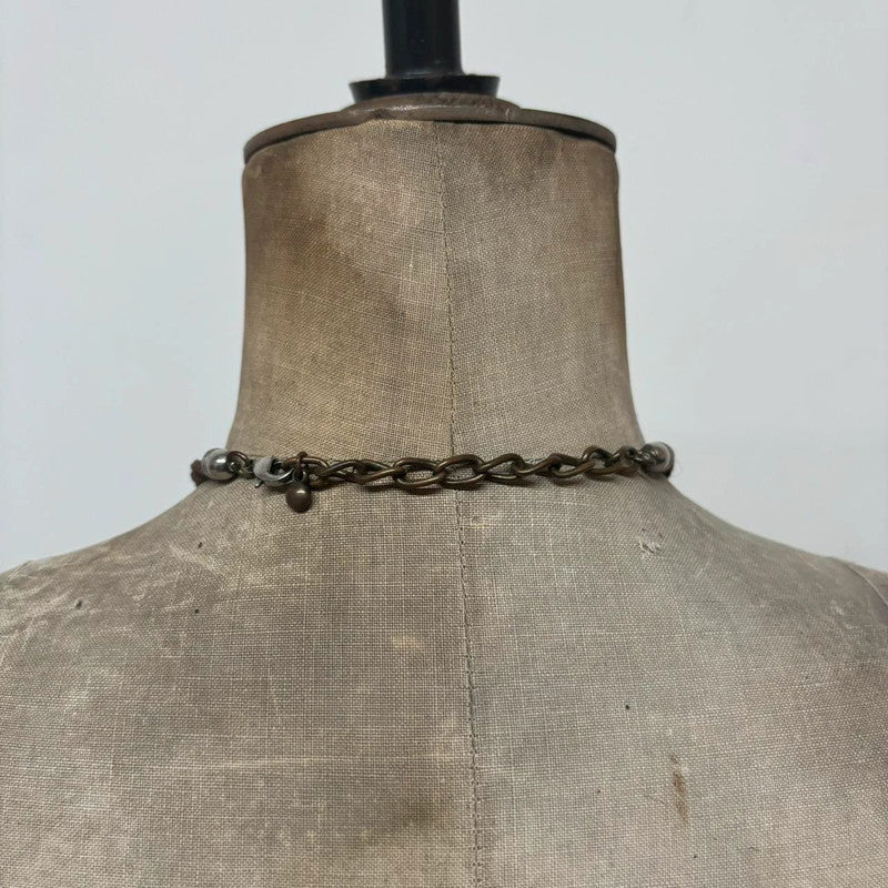 chunky oversized heart necklace