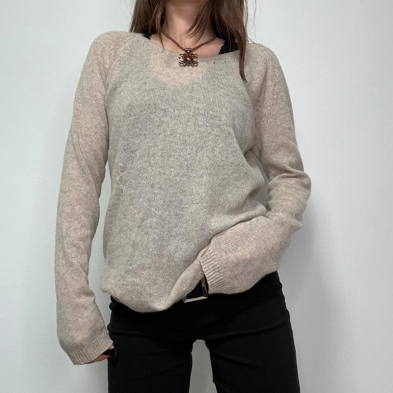 fine knit Maje cashmere jumper