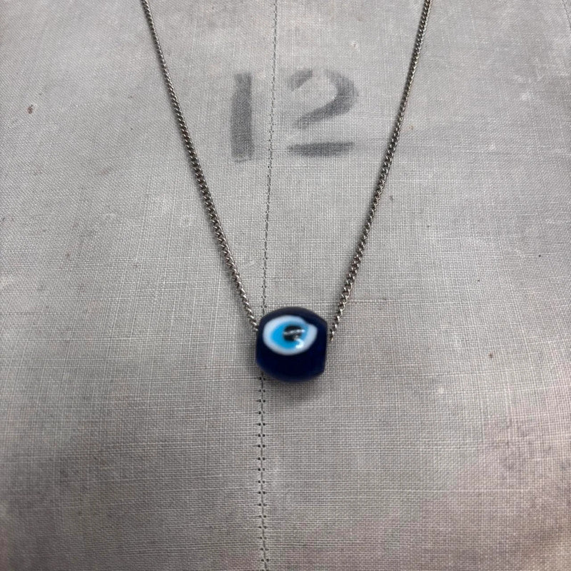 long chain evil eye necklace