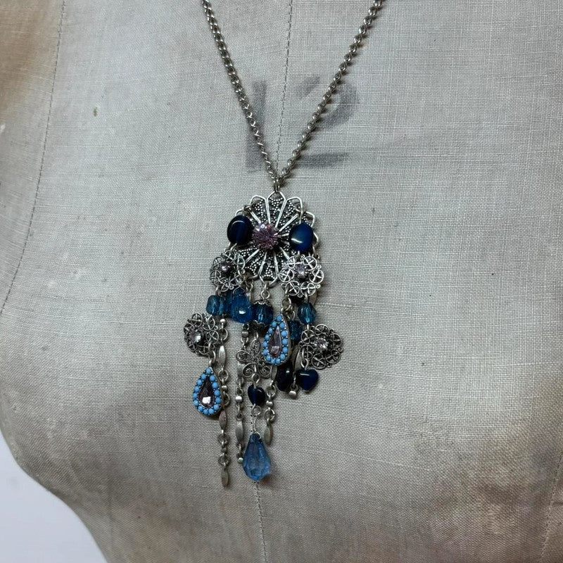 Boho fairy chandelier necklace