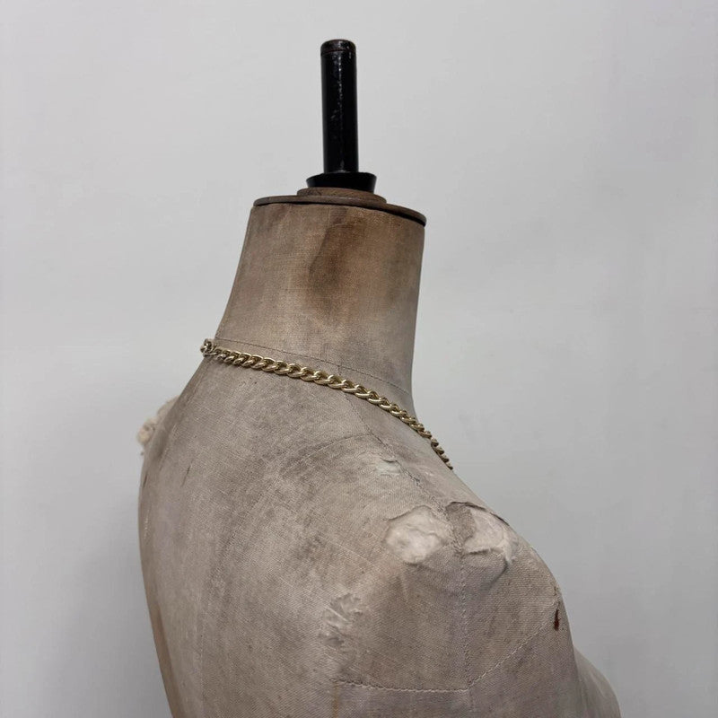 gold metal chain necklace