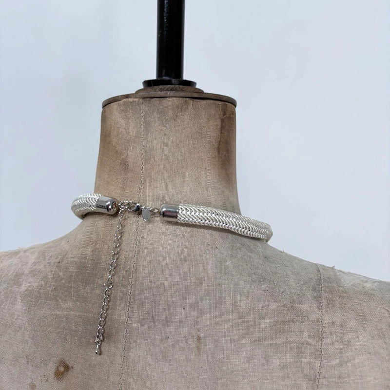 boho hanging charm necklace
