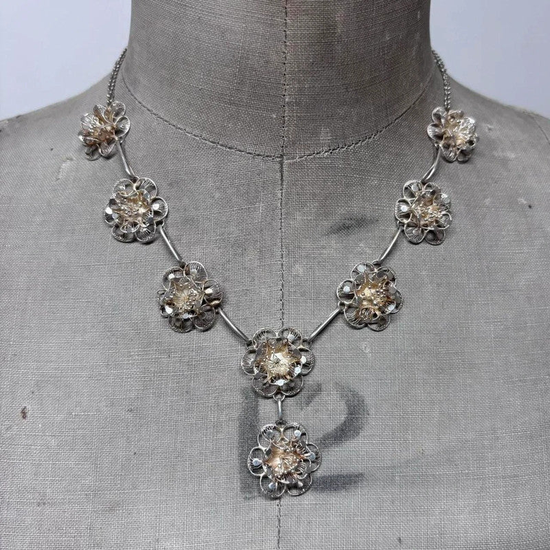 Regency fairy flower necklace