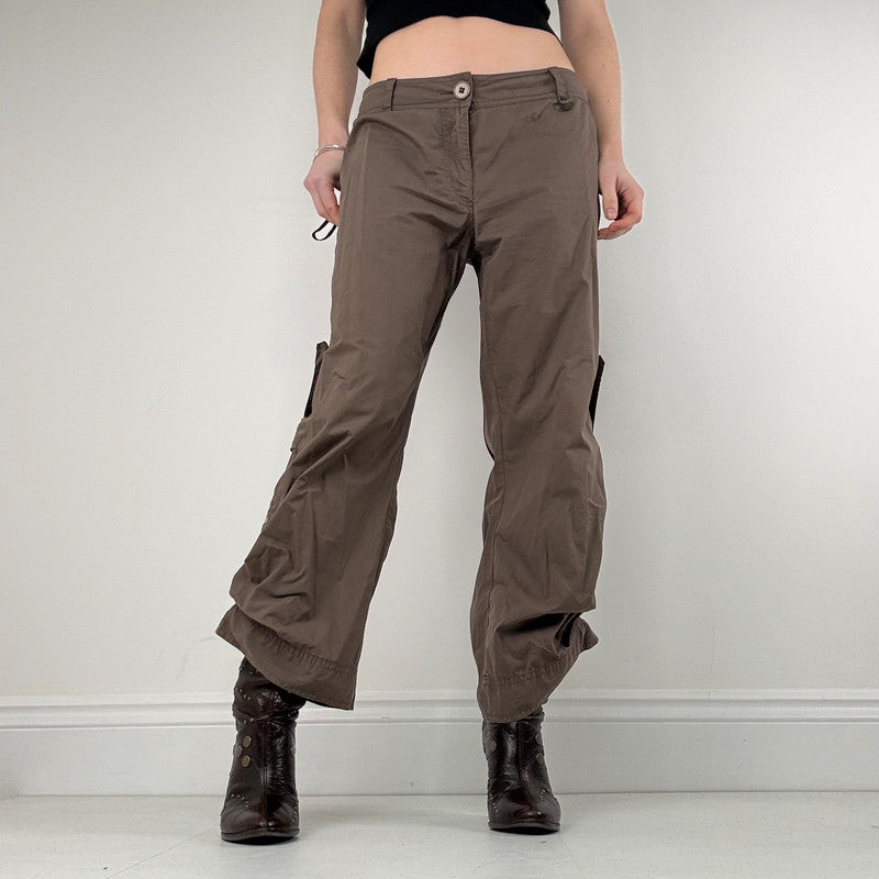 Cop Copine brown wide leg trousers
