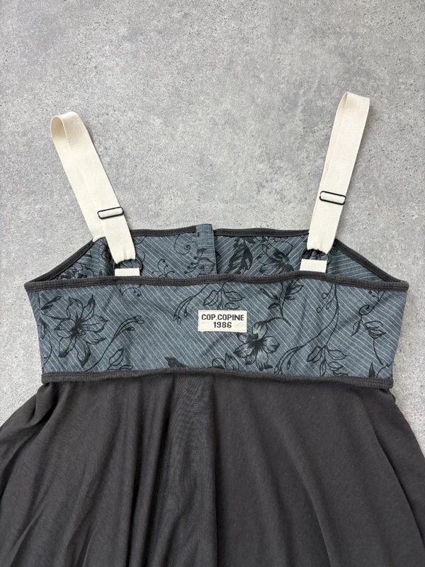 Cop Copine pleated flared grunge dress