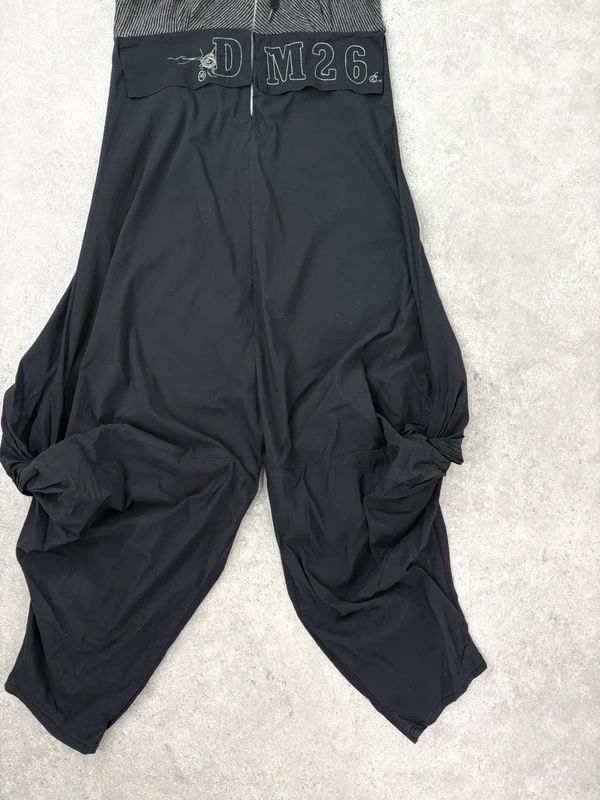 black grunge capri jumpsuit all in one