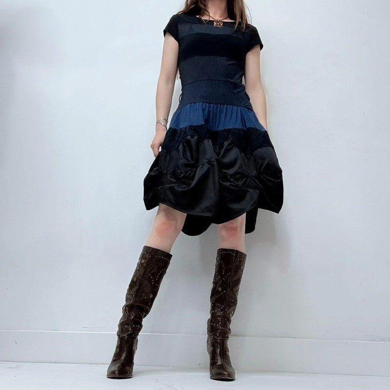 marithe francois girbaud puff draped dress