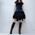 marithe francois girbaud puff draped dress