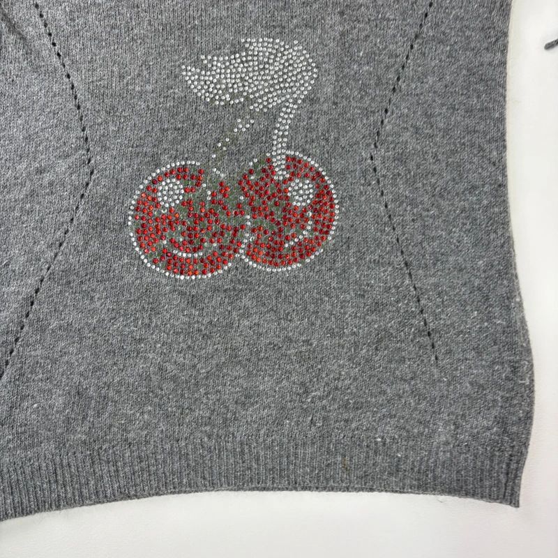 grey knitted slouchy jumper