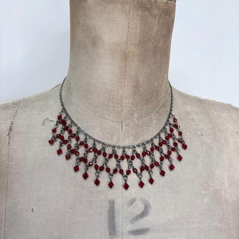 boho draped chain fairy necklace